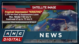 Signal No 1 raised over Catanduanes parts of Samar amid tropical depression Kristine  ANC [upl. by Pattison]