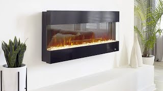 5 Best Wall Mounted Electric Fireplaces in 2024 [upl. by Treve248]