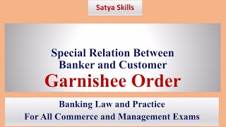 Garnishee Order in Banking Law [upl. by Enaid]