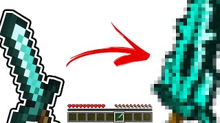 I Redesigned Minecraft Weapons [upl. by Knepper]