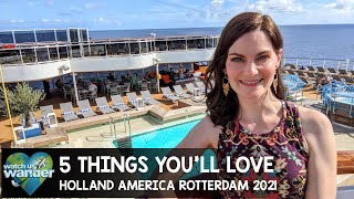 Holland America Rotterdam 5 Things Youll Love Onboard [upl. by Howlan]