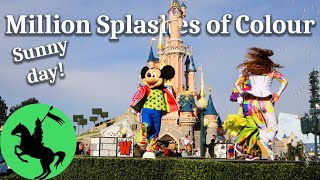 A Million Splashes of Colour  15022024  Disneyland Parijs [upl. by Lerrej]