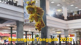 Barongsai Tonggak San Guo  Imlek 2022  Sleman City Hall [upl. by Corny379]