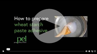 How to make wheat starch paste adhesive [upl. by Zel]