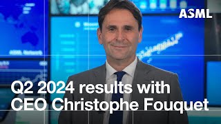 Q2 2024 financial results interview with CEO Christophe Fouquet  ASML [upl. by Selinski]