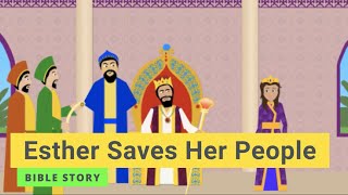 Bible story quotEsther Saves Her Peoplequot  Kindergarten Year B Quarter 3 Episode 4  Gracelink [upl. by Gronseth354]