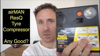 air MAN ResQ Tyre PumpPuncture Repair for CARS  Any GOOD [upl. by Luiza]