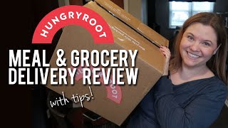 HUNGRYROOT  Meal  Grocery Delivery Service Review [upl. by Hays]