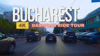 Driving in Bucharest Romania  4K [upl. by Ranip]