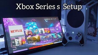 144hz Portable Monitor Xbox series s Setup [upl. by Illom]