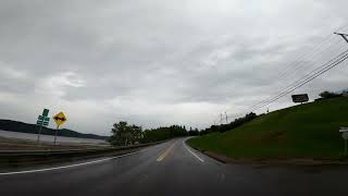 Quebec Driving 056 Saguenay To L Anse Saint Jean QC [upl. by Annait]