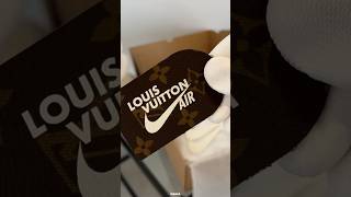 📦Unboxing Louis Vuitton x Nike Air Force 1 Low by Virgil Abloh LV VirgilAbloh Nike AF1 [upl. by Baalman]