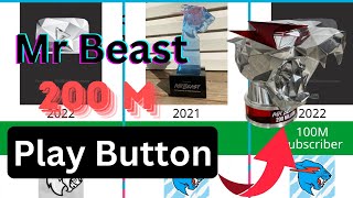 All Play Buttons of Mr Beast ▶️ [upl. by Selene930]