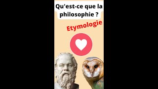 Questce que la philosophie  Etymologie [upl. by Solana]