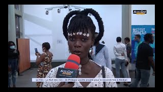 Reportage  quot La nuit des rois quot Philippe Lacôte projété pour la seconde fois à Abidjan [upl. by Richey948]