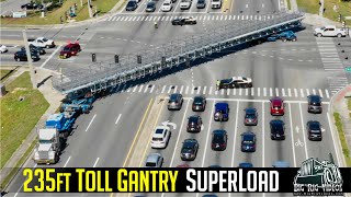 Toll Gantry Superload  Buchanan Hauling amp Rigging [upl. by Ibbob753]