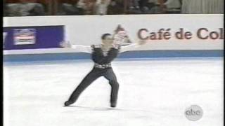 Vyacheslav Zagorodniuk UKR  1997 European Figure Skating Championships Mens Free Skate [upl. by Anbul]