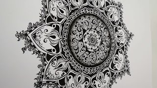 Zentangle Inspired Art 3 [upl. by Jenica]