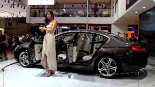 2012 부산 국제 모터쇼BMW 640i 그란 쿠페 레이싱 모델 김현정 [upl. by Amati]