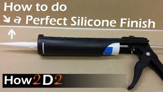 How to do easy perfect silicone line finish tutorial for diy beginners [upl. by Jessabell733]