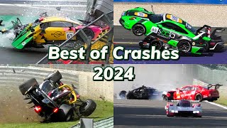 Motorsport CRASHES amp SPINS Compilation 2024 SpaFrancorchamps amp Nürburgring [upl. by Siekram]