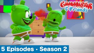 Gummy Bear Show Season 2  5 EPISODES 1115  Gummibär And Friends [upl. by Adalia]