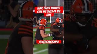 Wow Baker Mayfield Perfects the Laces on a Play Fake [upl. by Hackney]