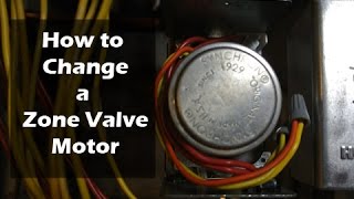 How to Change a Zone Valve Motor  Honeywell [upl. by Hadeehuat]