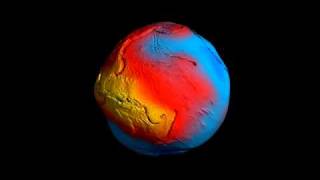 ESA GOCE Earth Gravity Map [upl. by Beatriz248]