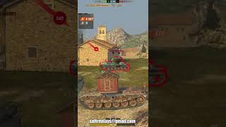 FV4005 in Action wotblitz tanksblitz [upl. by Atinor399]