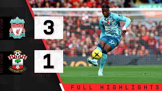 EXTENDED HIGHLIGHTS Liverpool 31 Southampton  Premier League [upl. by Uis]