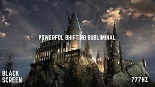 HOGWARTS SHIFTING SUBLIMINAL BLACK SCREEN 777Hz RAIN [upl. by Pliam53]