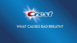 What Causes Bad Breath  Crest [upl. by Ellirehs20]