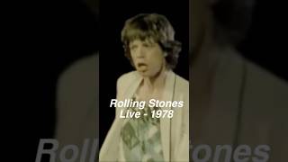 ENERGETIC performance of SHATTERED by the Stones  1978 rollingstones mickjagger rocknroll new [upl. by Firahs]