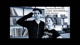 Interview with Ville Valo  ROCK ANTENNE 21112022 [upl. by Kurt981]