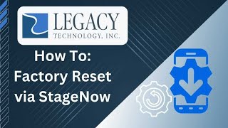 How To Factory Reset via StageNow [upl. by Anertac]