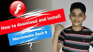 How To Download And Install Macromedia Flash 8 Technical Sakib [upl. by Einna]