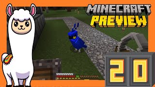 MEIN PAPAGEI bekommt einen NAMEN  Minecraft Preview Beta Crossplay 20 [upl. by Aihsatsan]