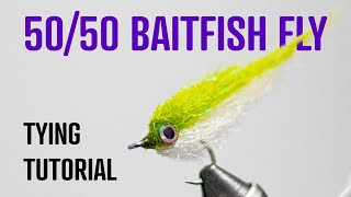 5050 BAITFISH FLY  Quick amp Easy Tie [upl. by Eceeryt]