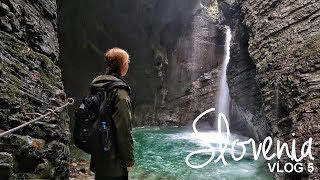 Slovenia Tolmin Gorge amp Slap Kozjak  Vlog 05  WORLD WANDERISTA [upl. by Nailuj]