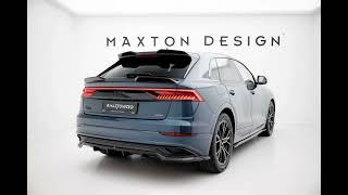 Maxton Design Audi Q8 MK1 Standaard Splitter Spoiler Voorspoiler Diffuser Side Skirt Styling Tuning [upl. by Tj]