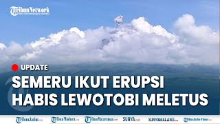 🔴BREAKING NEWS GUNUNG SEMERU ERUPSI di Perbatasan Lumajang Malang Susul Gunung Lewotobi Lakilaki [upl. by Onig]