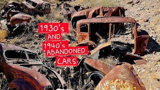 50 1930s amp 1940s Abandoned Cars Morenci AZ PT1 [upl. by Llezo]