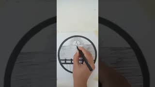 Drawing in circle circlesceneryshorts youtubeshorts drawing art handmade [upl. by February]