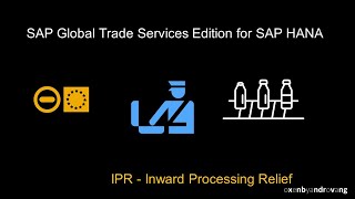 SAP Global Trade Services edition for SAP HANA  Inward Processing Relief [upl. by Sivatco]