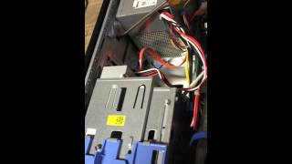 Dell OptiPlex 780 Mini Tower top removal instuctions [upl. by Sergu697]