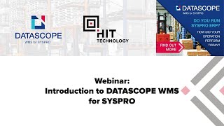 Introduction to DATASCOPE WMS  HIT Technology Webinar August 2024 [upl. by Ttam961]