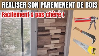 TUTO UNE ASTUCE POUR FAIRE SON PAREMENT DE BOIS DECO SOI MÊME FACILEMENT [upl. by Doig482]