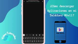 Videotutorial Como usar Play Store Descarga de Aplicaciones [upl. by Anomer19]