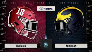 Alabama vs Michigan Reliaquest Bowl  EA SPORTS College Football 25 Sim PS5 [upl. by Lorita]